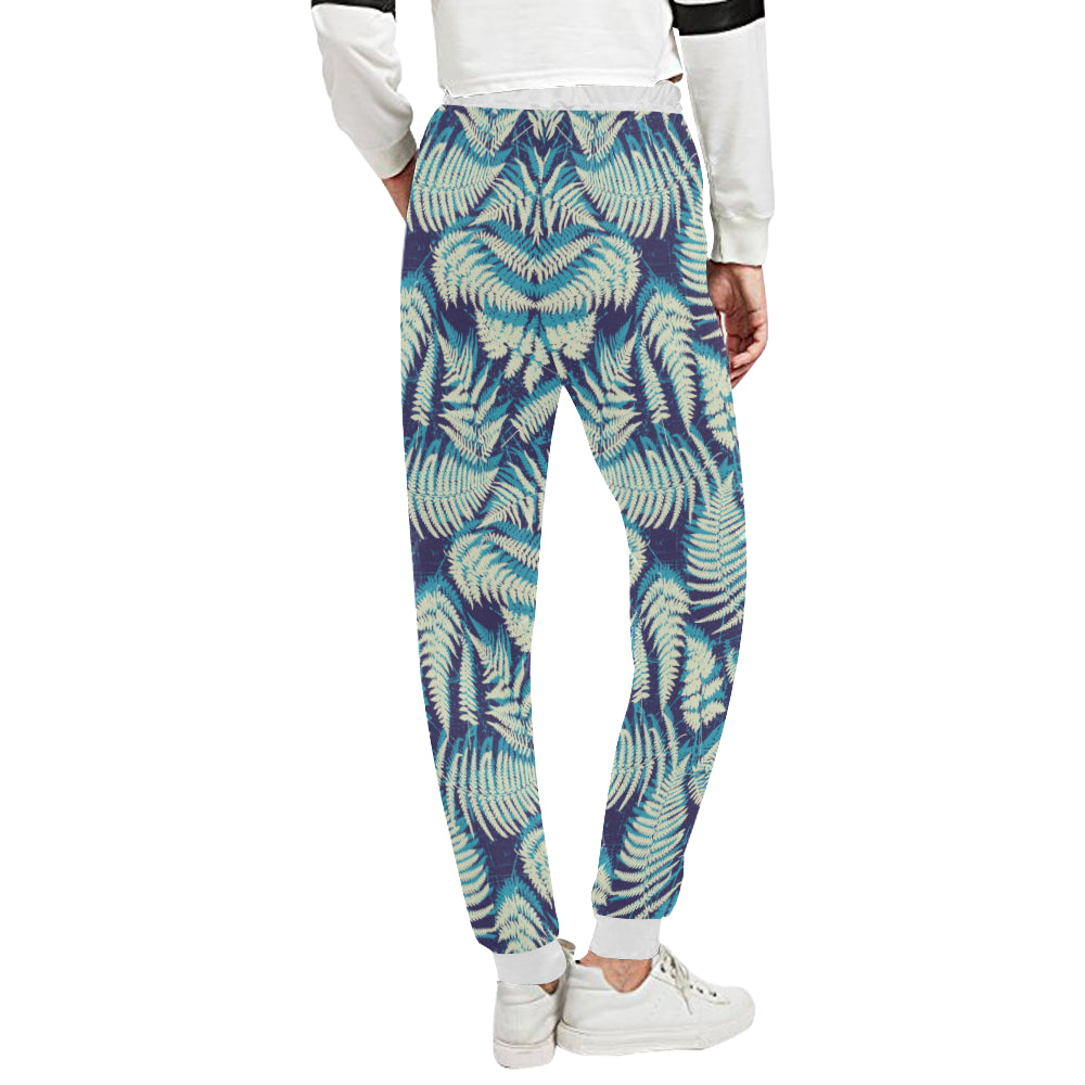 Fern Leave Summer Print Pattern Unisex Sweatpants