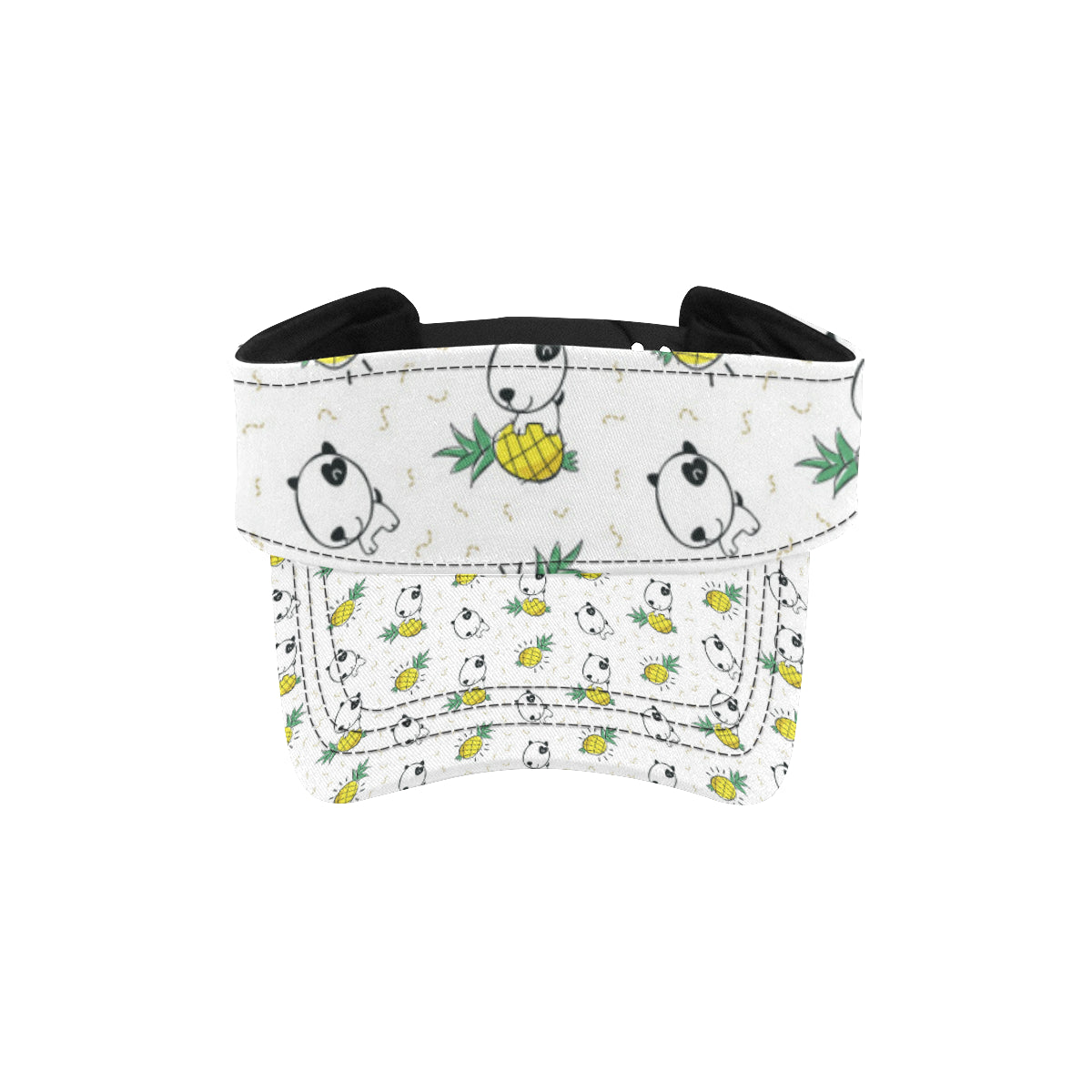 Bull Terriers Pattern Print Design 05 Unisex Sun Visor
