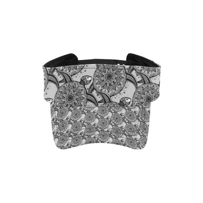 Tribal Turtle Polynesian Themed Print Unisex Sun Visor