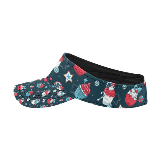 Cupcake Pattern Print Design 03 Unisex Sun Visor