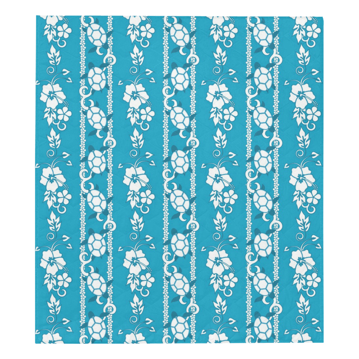 Hawaiian Themed Pattern Print Design H025 Premium Quilt
