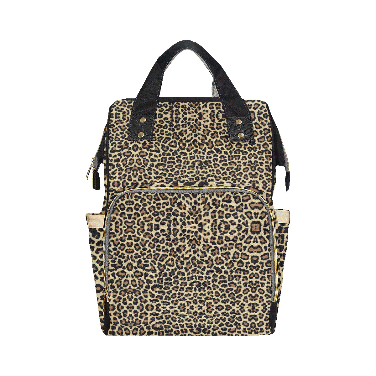 Cheetah Pattern Print Design 02 Diaper Bag Backpack