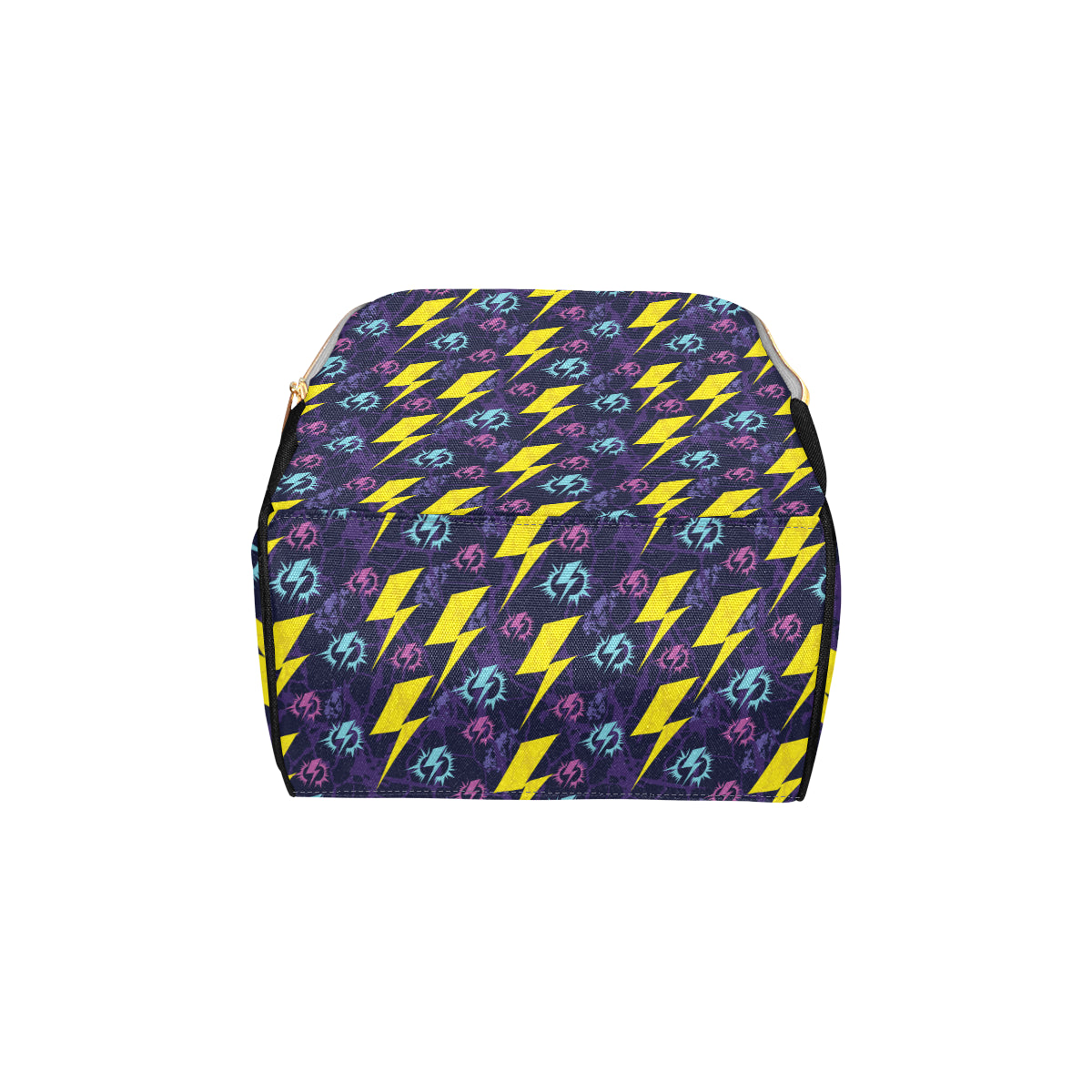 Lightning Thunder Pattern Print Design 01 Diaper Bag Backpack