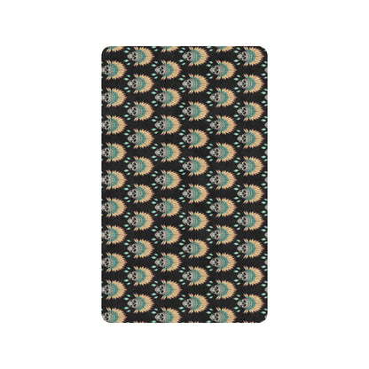 American indian Skull Pattern Rubber Doormat