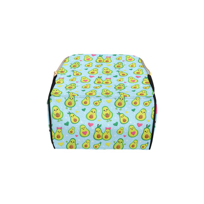 Avocado Pattern Print Design AC09 Diaper Bag Backpack