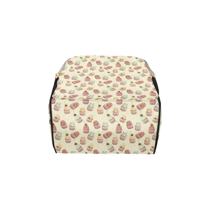 Cupcake Pattern Print Design 04 Diaper Bag Backpack