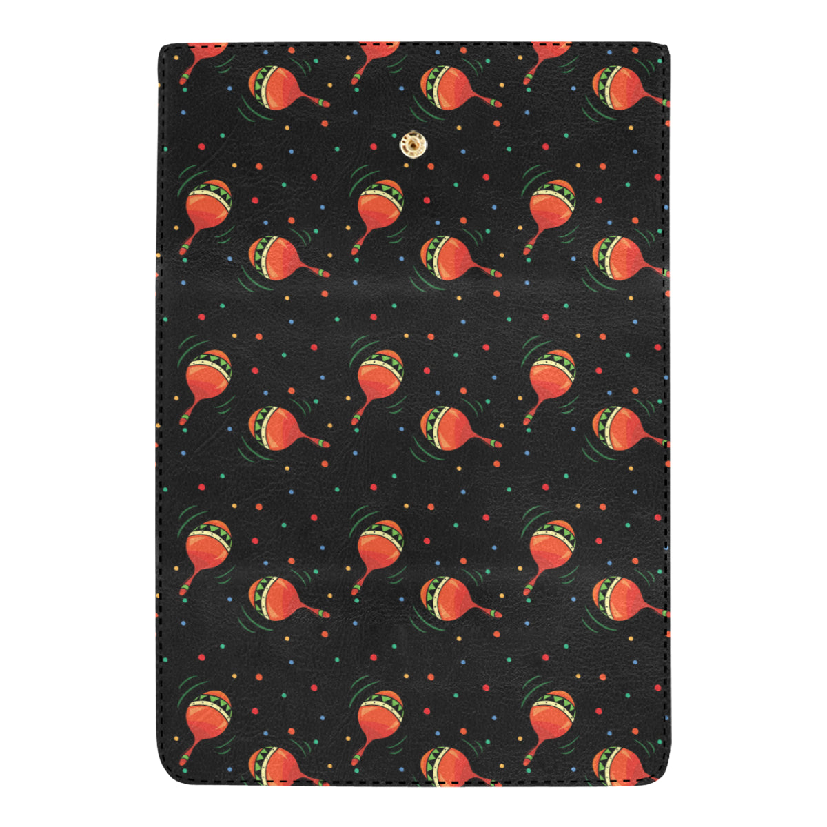 Maracas Pattern Print Design 03 Women's Trifold Wallet