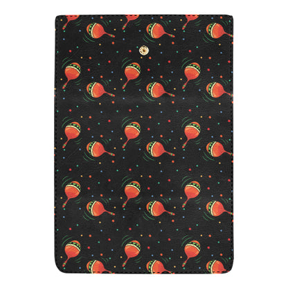 Maracas Pattern Print Design 03 Women's Trifold Wallet