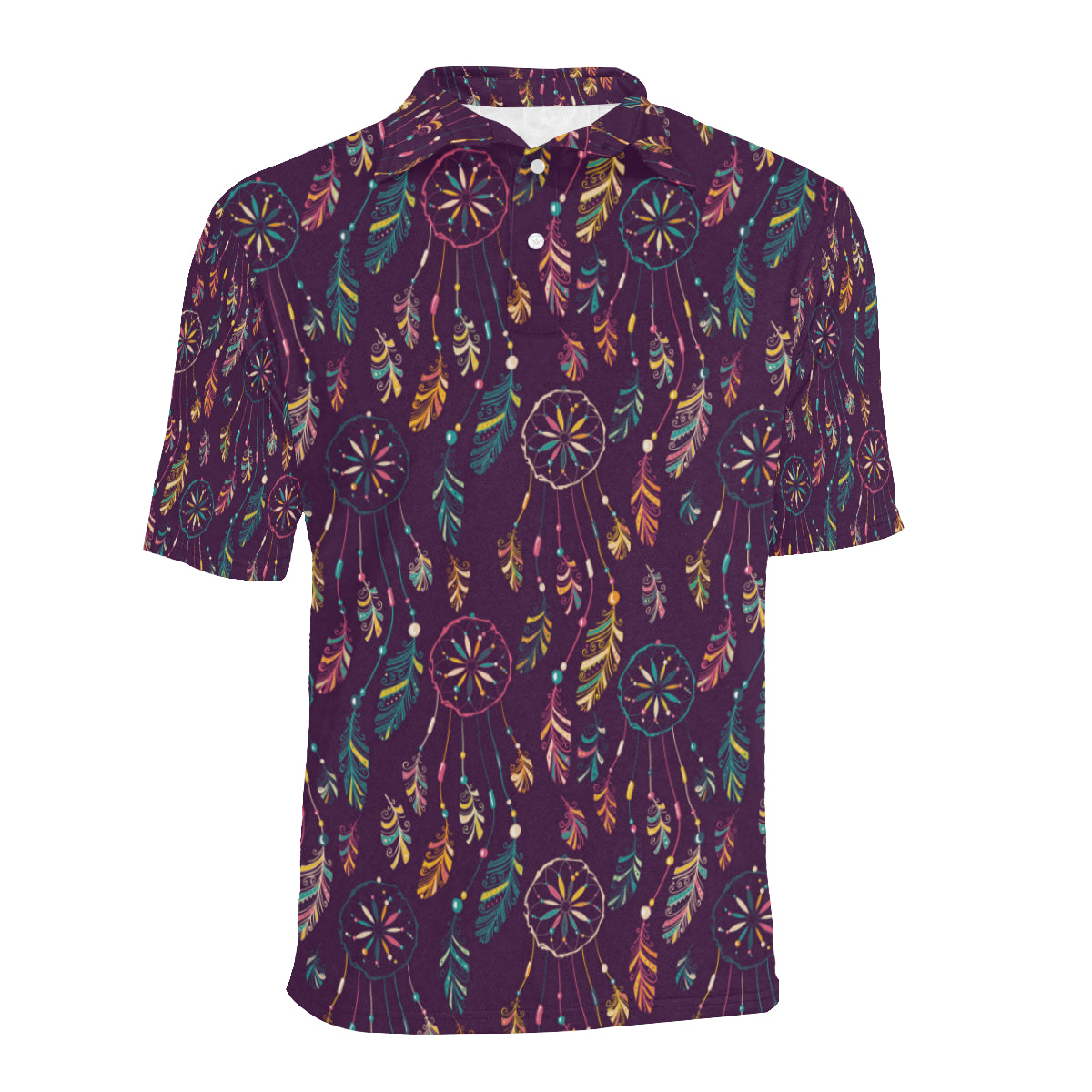Dream Catcher Boho Design Men Polo Shirt