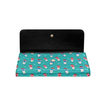 Pill Pattern Print Design A03 Women's Trifold Wallet