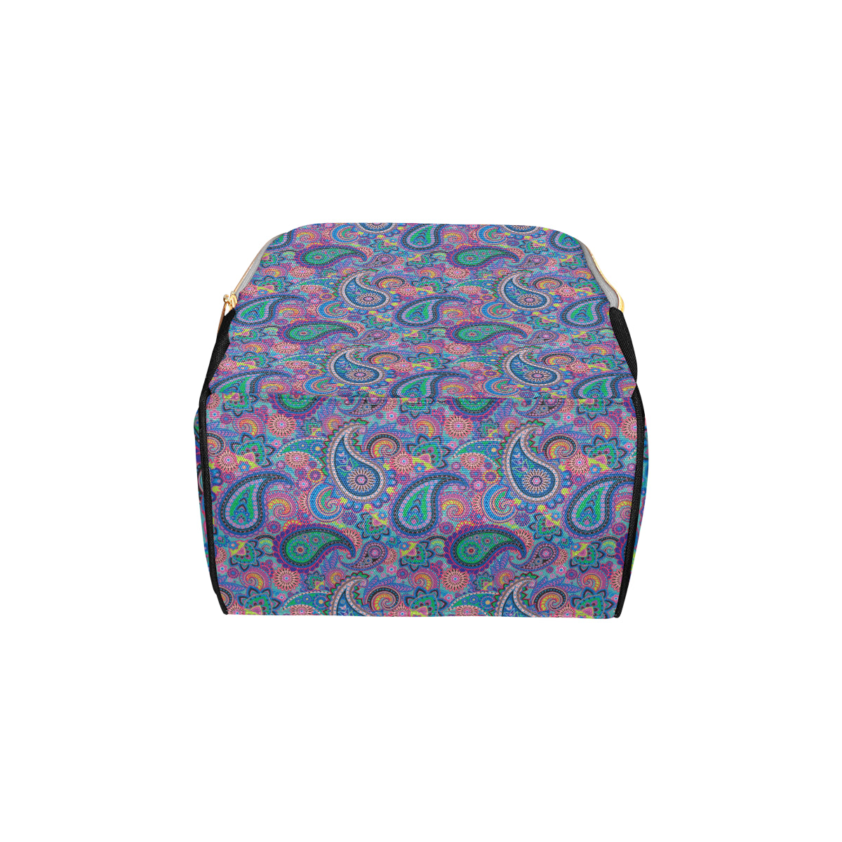 Paisley Colorful Pattern Print Design A02 Diaper Bag Backpack