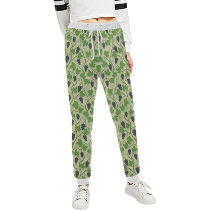 Wine Grape Thmed Print Unisex Sweatpants