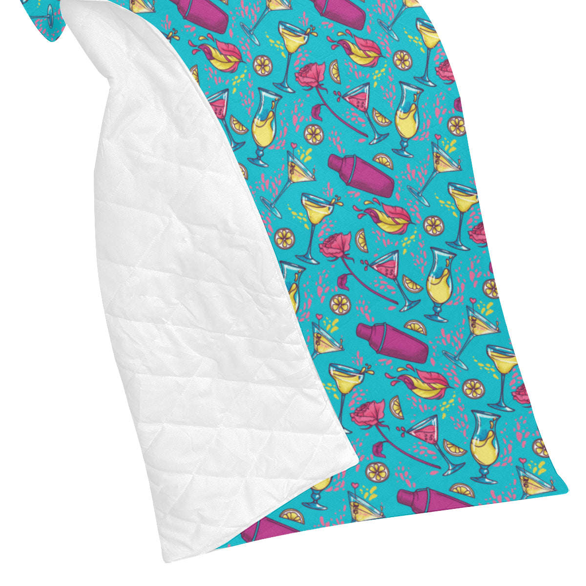 Cocktail Pattern Print Design 03 Premium Quilt