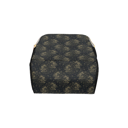 KOI Fish Pattern Print Design 02 Diaper Bag Backpack
