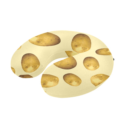 Potato Pattern Print Design A01 U-Shaped Travel Neck Pillow