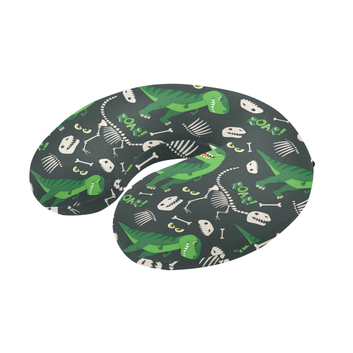 T Rex Pattern Print Design A05 U-Shaped Travel Neck Pillow
