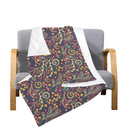 Bohemian Pattern Print Design 08 Premium Quilt