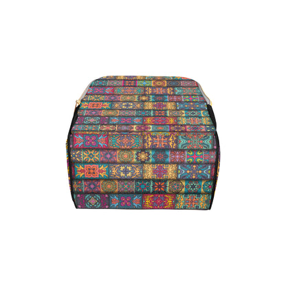 Mandala Style Design Print Diaper Bag Backpack