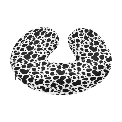 Cow Skin Pattern Print Design 04 U-Shaped Travel Neck Pillow