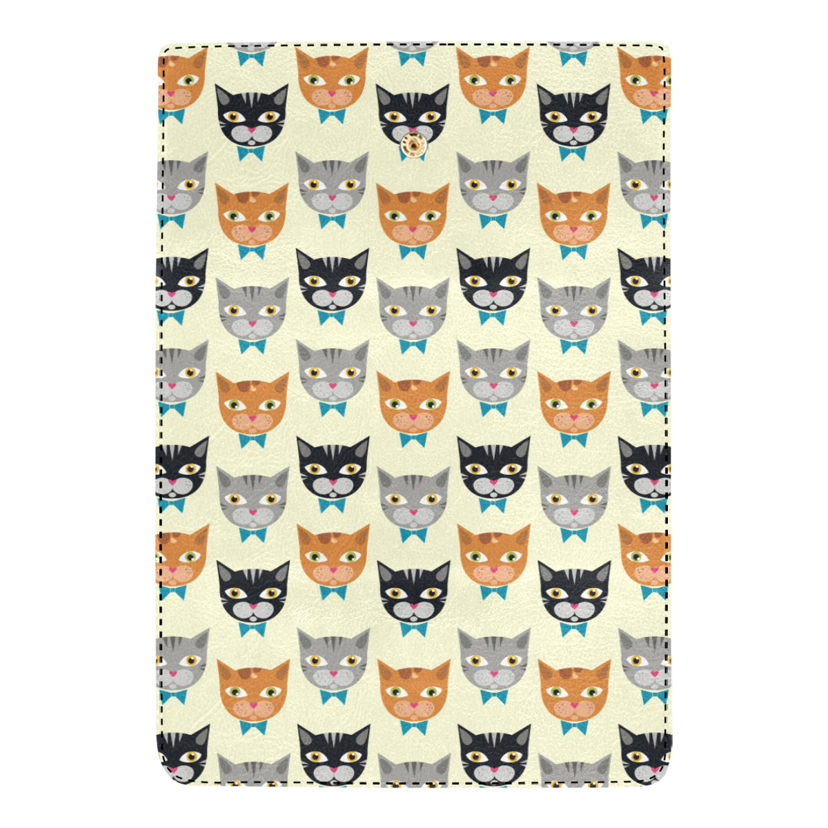 Cat Pattern Print Design 05 Women's Trifold Wallet