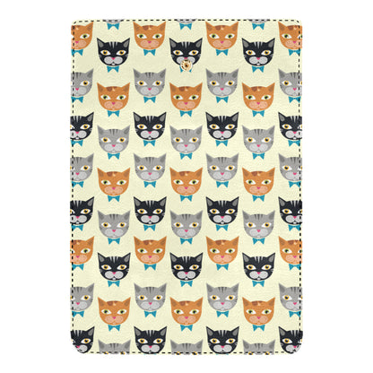 Cat Pattern Print Design 05 Women's Trifold Wallet