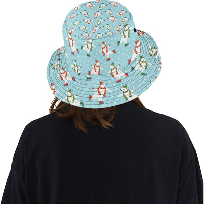 Polar Bear Pattern Print Design PB07 Unisex Bucket Hat