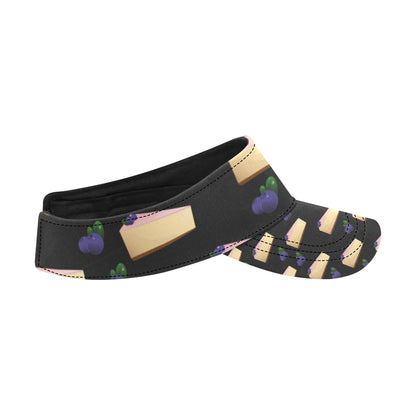 Cheesecake blueberry Pattern Print Design CK01 Unisex Sun Visor