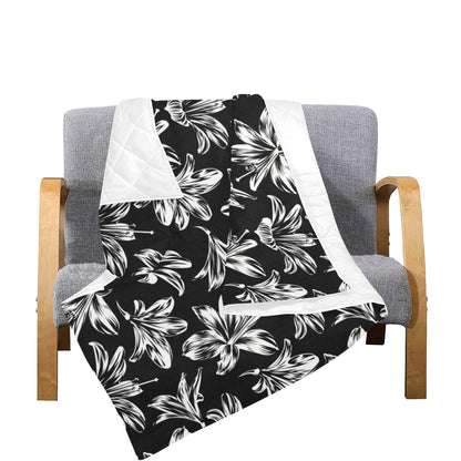 Amaryllis Pattern Print Design AL04 Premium Quilt