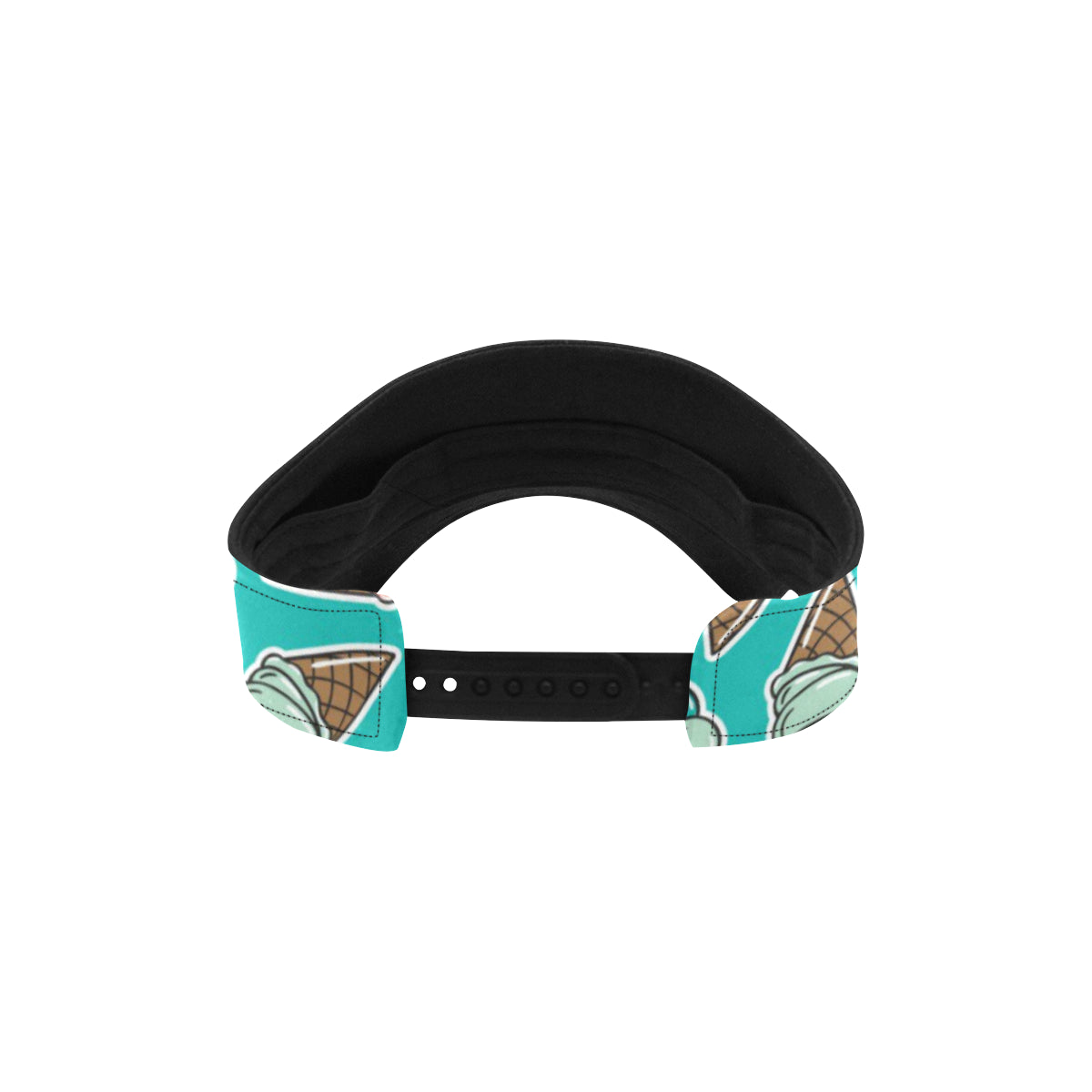 Ice Cream Pattern Print Design IC01 Unisex Sun Visor
