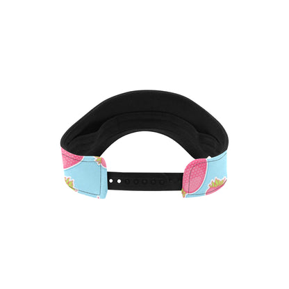 Strawberry Pattern Print Design SB04 Unisex Sun Visor