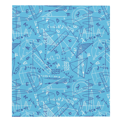 Math Pattern Print Design 02 Premium Quilt