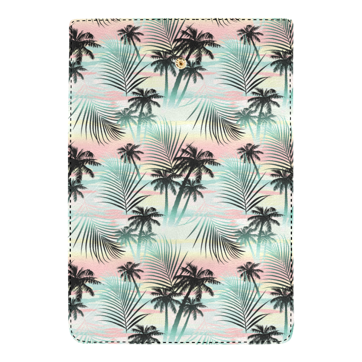 Palm Tree Pattern Print Design A03 Women's Trifold Wallet