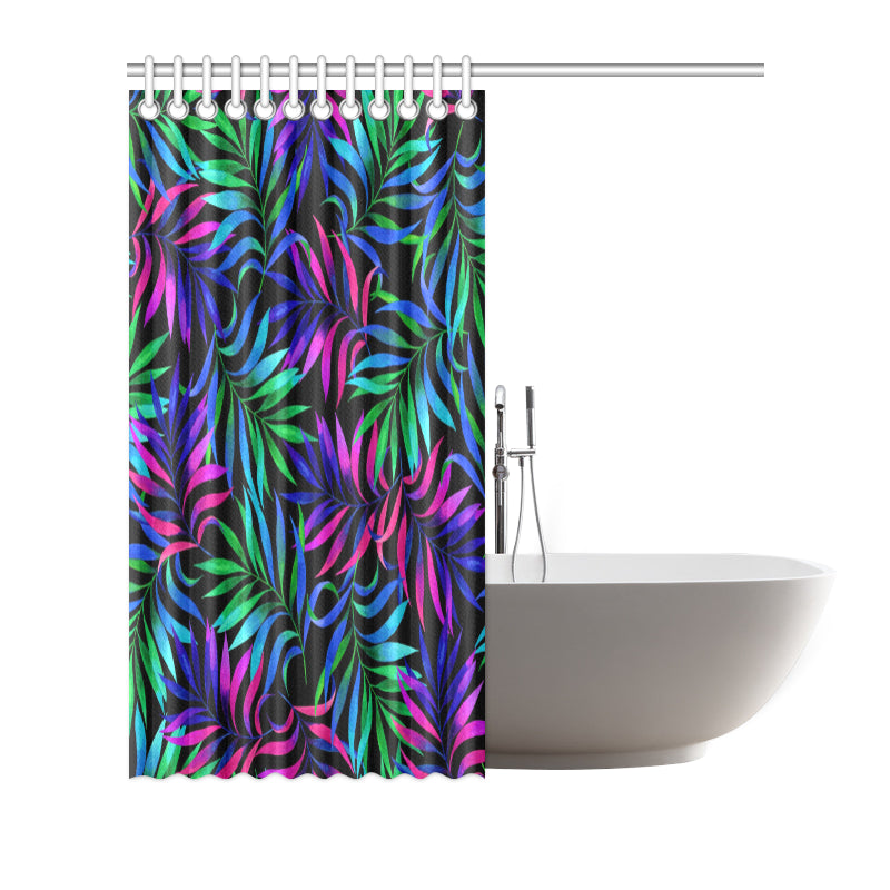 Tropical Flower Pattern Print Design TF010 Shower Curtain