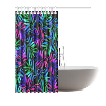Tropical Flower Pattern Print Design TF010 Shower Curtain