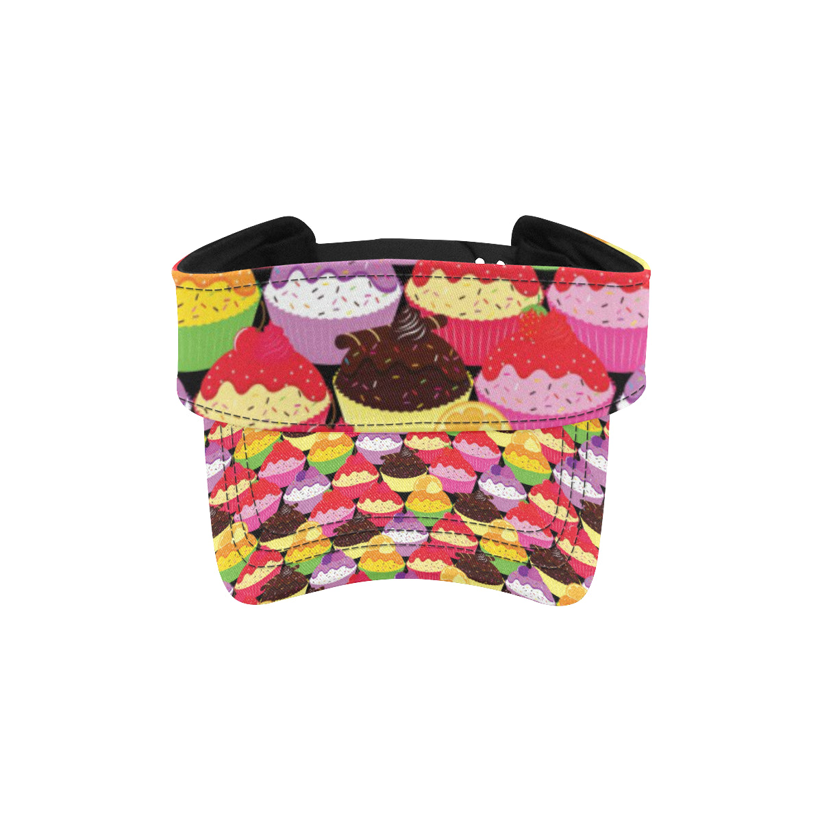 Cupcake Pattern Print Design CP02 Unisex Sun Visor