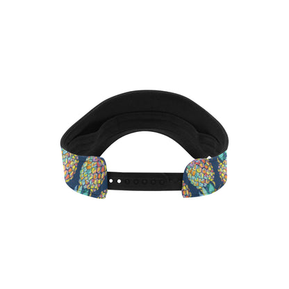 Pineapple Color Art Unisex Sun Visor
