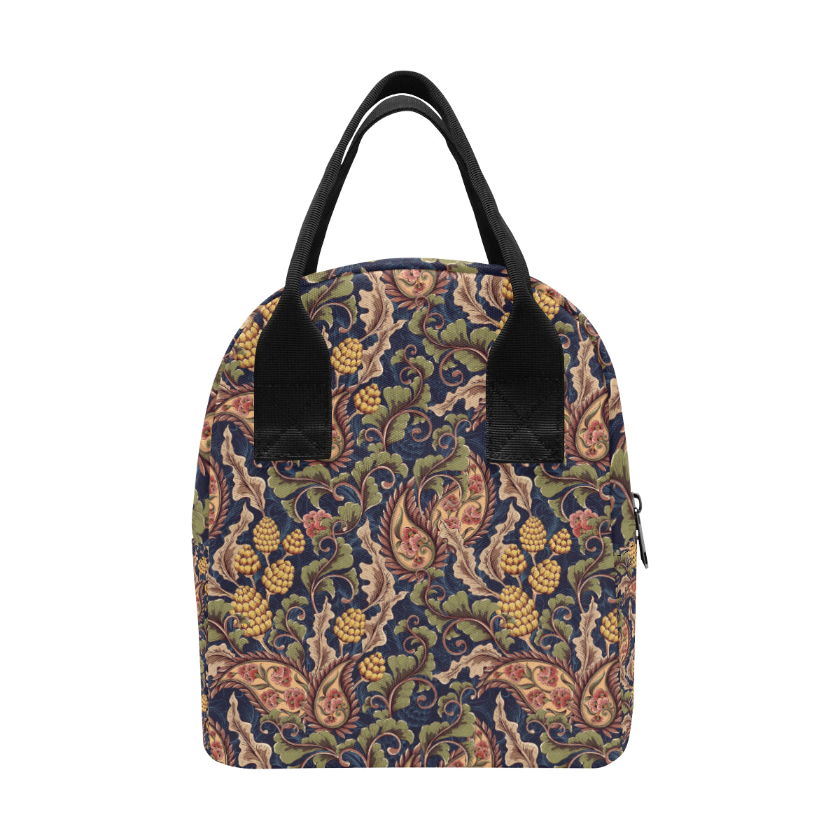 Floral Vintage Classic Print Insulated Lunch Bag
