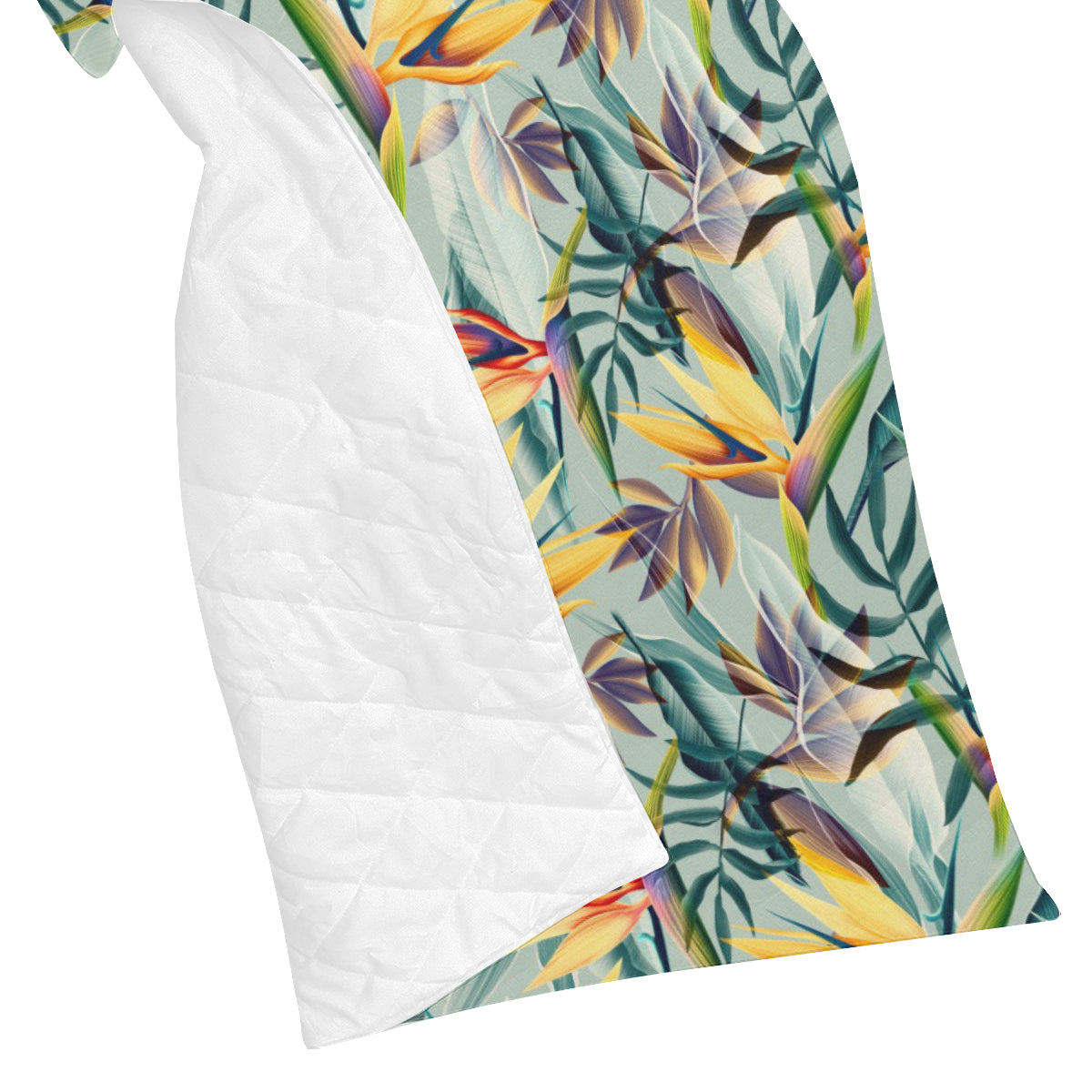 Tropical Flower Pattern Print Design TF022 Premium Quilt