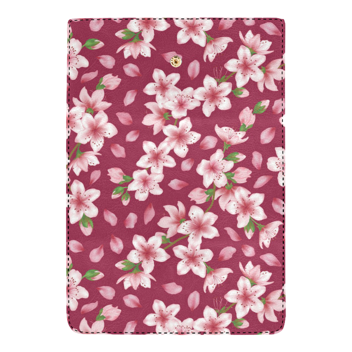 Cherry Blossom Pattern Print Design CB06 Women's Trifold Wallet