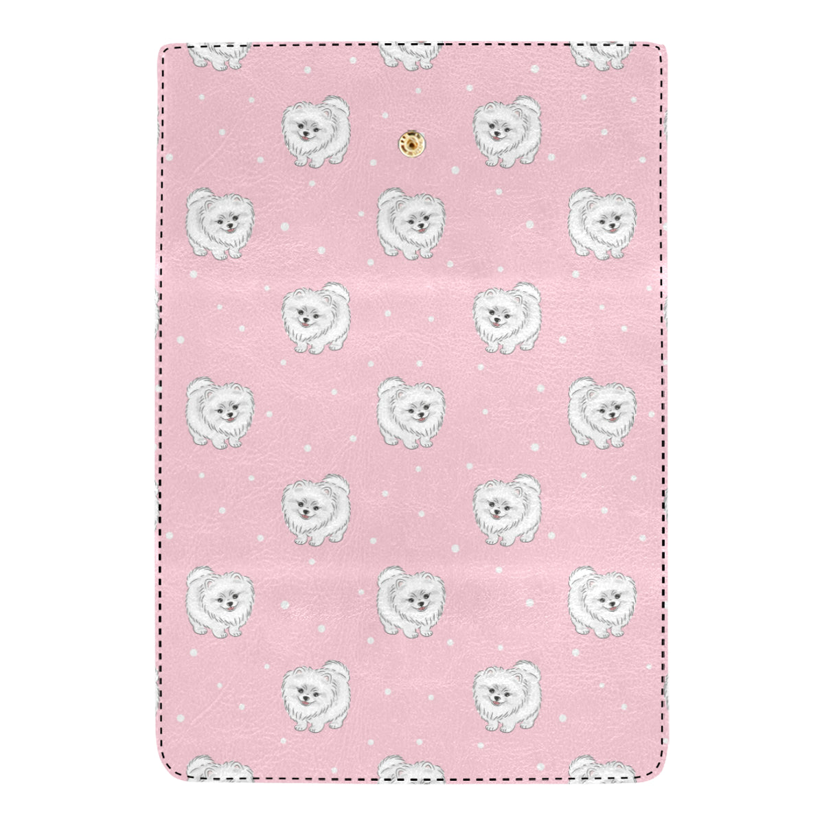 Pomeranians Pattern Print Design A02 Women's Trifold Wallet