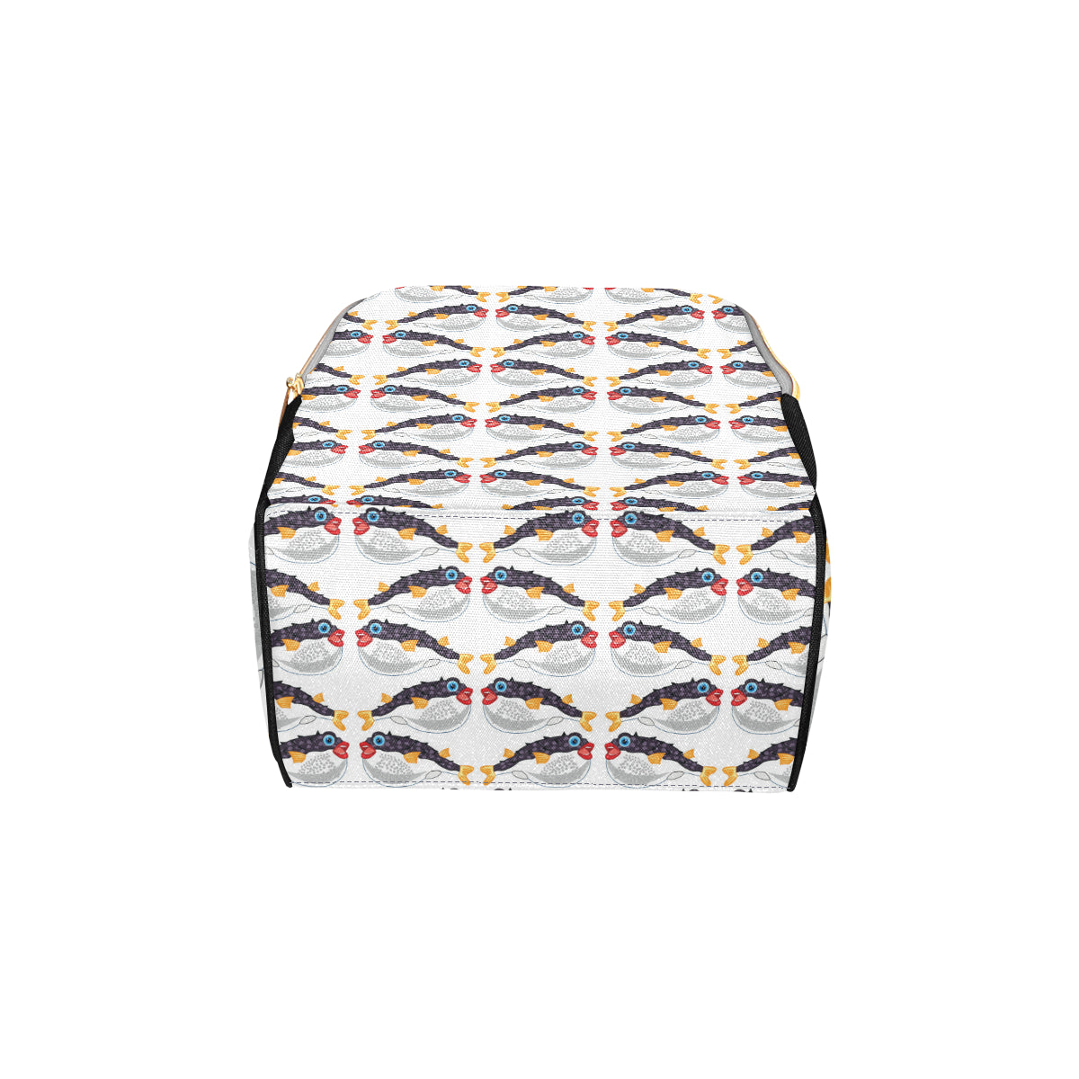 Fugu Pattern Print Design 03 Diaper Bag Backpack