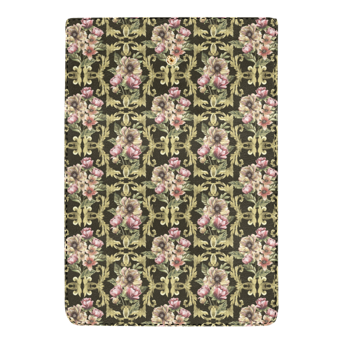 Baroque Pattern Print Design 02 Women's Trifold Wallet