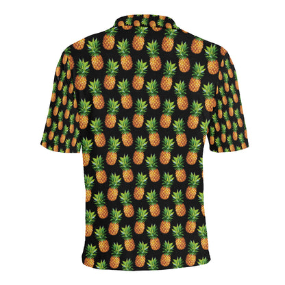 Pineapple Cute Print Design Pattern Men Polo Shirt