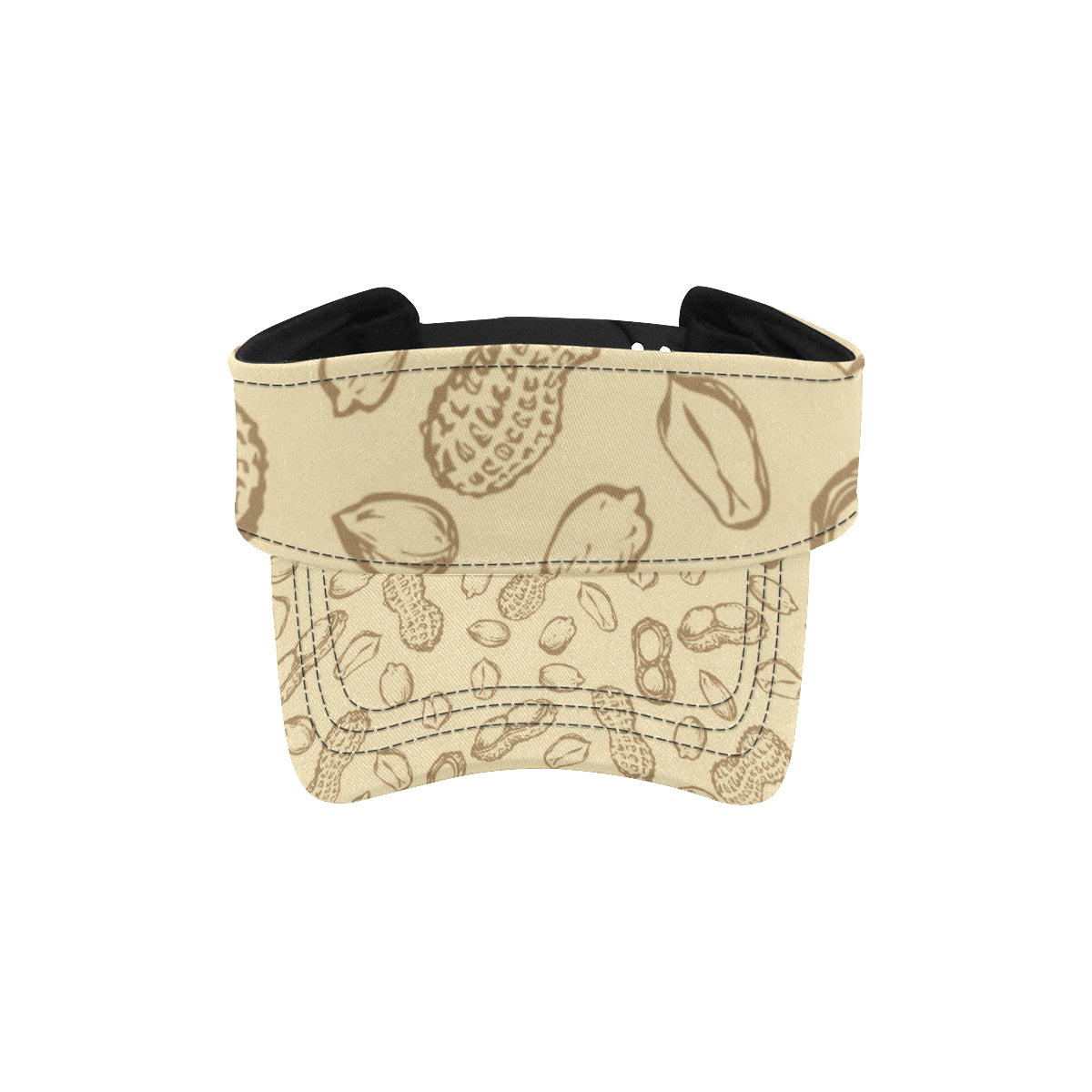 Peanut Pattern Print Design A02 Unisex Sun Visor