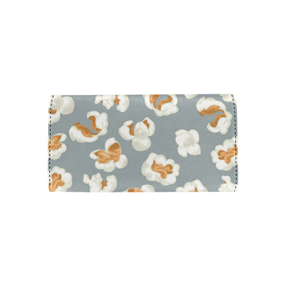 Popcorn Pattern Print Design A05 Women's Trifold Wallet