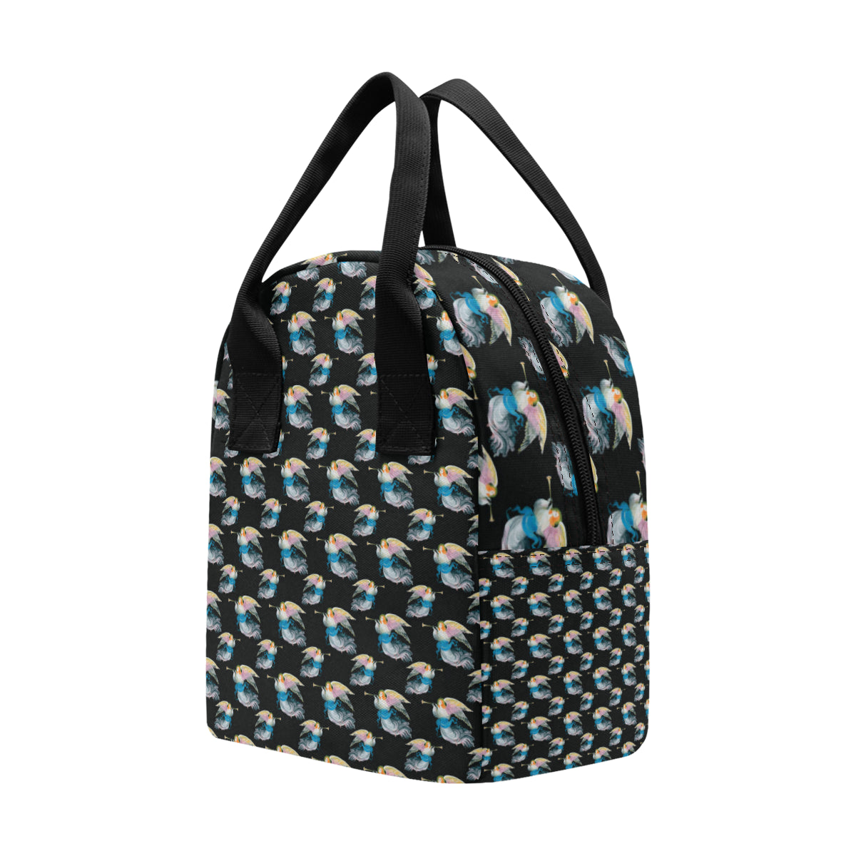 Angel with Wings Beautiful Design Print Insulated Lunch Bag