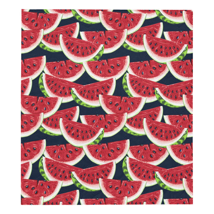 Watermelon Pattern Print Design WM011 Premium Quilt