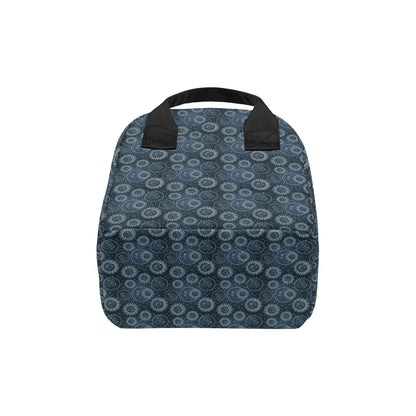 Sun Moon Tattoo Design Themed Print Insulated Lunch Bag