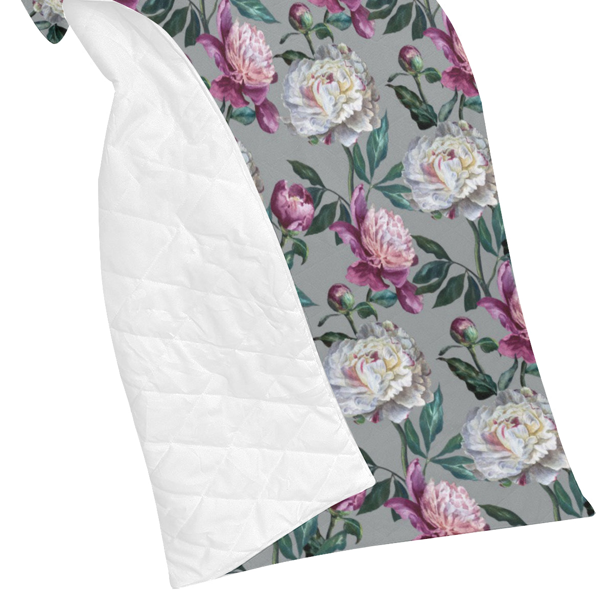 Peony Pattern Print Design PE01 Premium Quilt