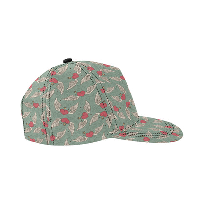 Angel Wings Heart Design Themed Print Snapback Cap